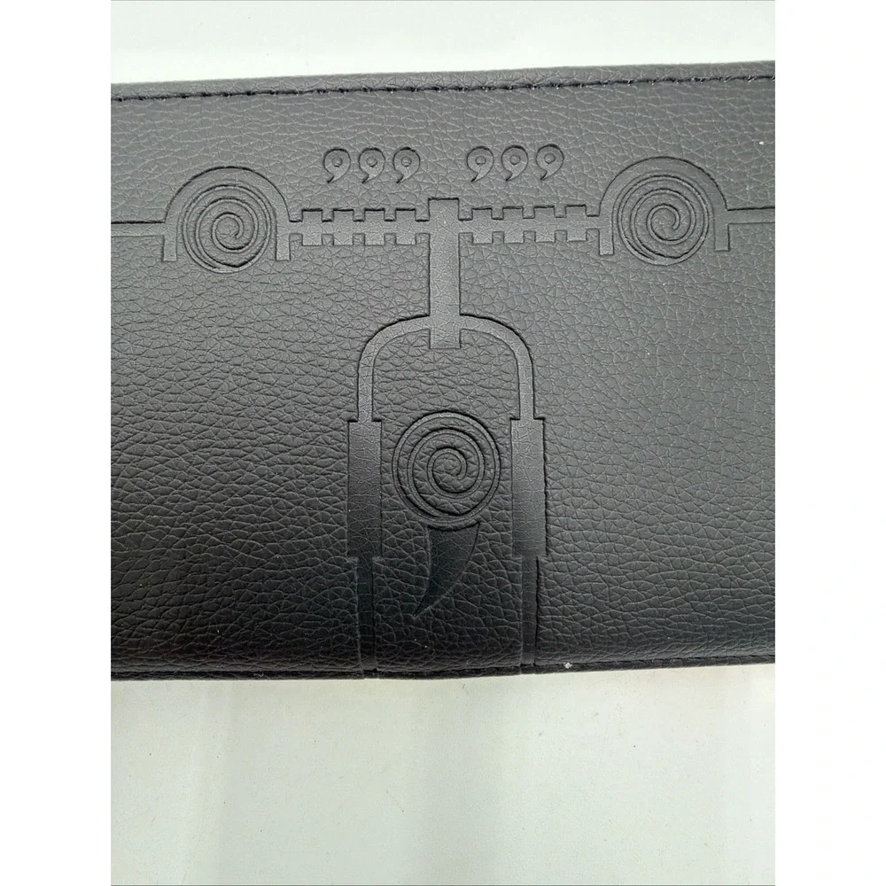 Naruto Shippuden Wallet Orange Black Anime Rectangle‎ Zip Up - NEW